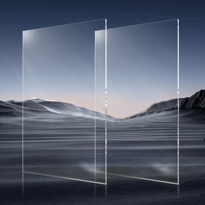 VEVOR 2-Pack Plexiglass Acrylic Sheets 24 x 48Inch Plastic Sheets 1/8 Inch Thick