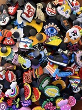 125 Piece Big Lot Of Random Different Shape Shoe Charms for Shoe Decoration
