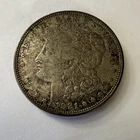 Morgan Silver Dollar 1921 $1 Denver D Mint Mark KM#110 0.9 Fineness Circulated