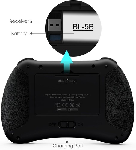 (Backlit Version) H9+ Mini Keyboard,2.4GHz Wireless Mini Handheld Smart TV Re... - Picture 3 of 7