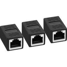 Ethernet Kupplung Cat7 Cat6 Cat5e RJ45 3 St&uuml;ck Netzwerkkabel Verbinder