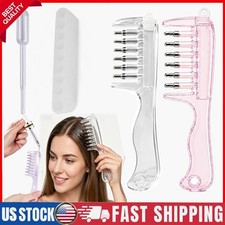 Scalp Massager Hair Oil Comb Essential Hair Roots Oil Serum Applicator Comb New