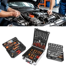 187Pcs Trolley Case Tool Box Set, Household Hand Tool Kit, Mixed Hand Tool Kit
