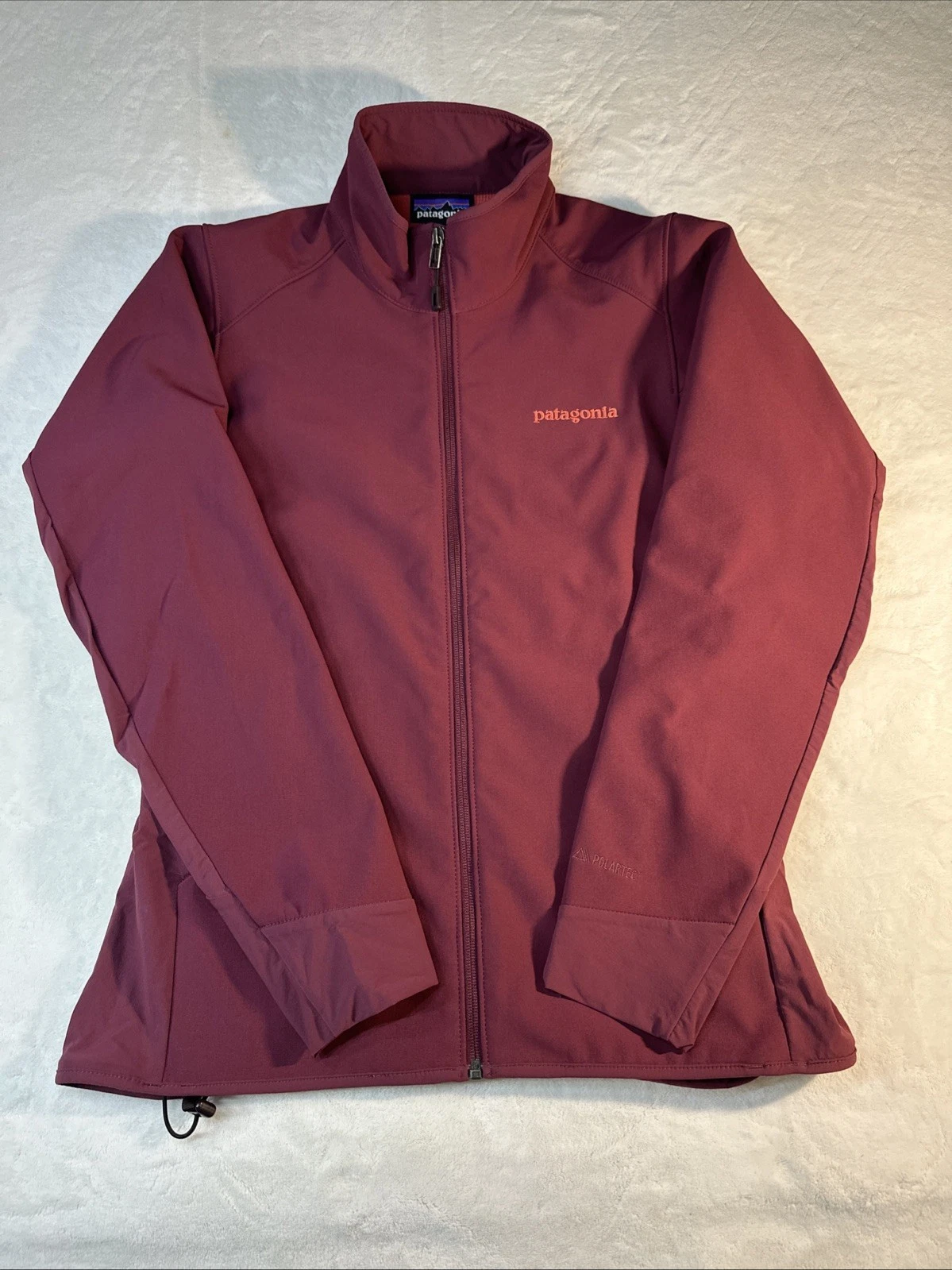 Patagonia Women's Simple Guide Hoody Maroon Size Small EUC Rain Snow Jacket