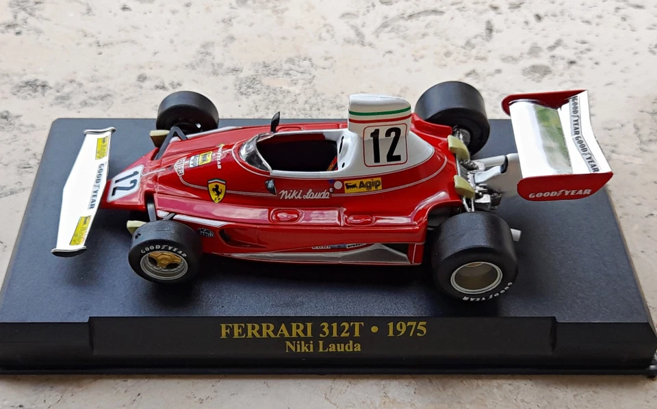🔹🔹🔹FERRARI 312 T 1975  NIKI LAUDA 1:43 COLLEZIONE FERRARI F1 MODELLINO🔹🔹🔹 - Immagine 3 di 3