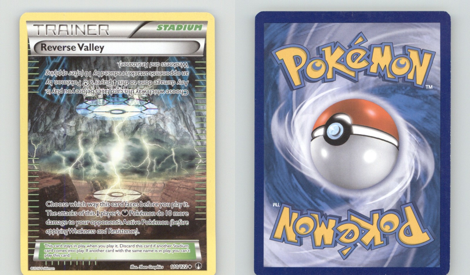 REVERSE VALLEY 110/122 UNCOMMON BREAKPOINT POKEMON NEAR MINT