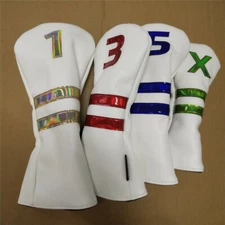 Golf Head Covers Driver #3/5 Wood Cover FW Hybrid Rescue Headcover UT Club Cover
