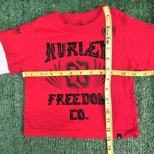 NEW Hurley 12 months long sleeve T shirt boys Red logo long sleeve - Picture 10 of 10