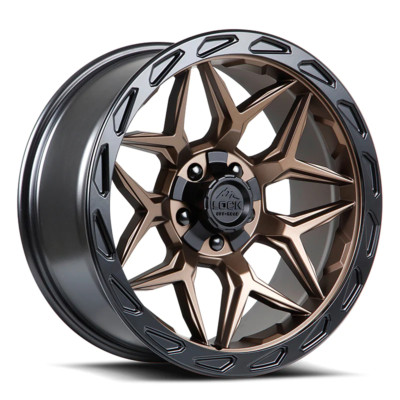 LOCK OFF-ROAD Matrix 22X10 5X127/5X139.7 ET-18 Bronze/ Black Ring (Qty of 1)
