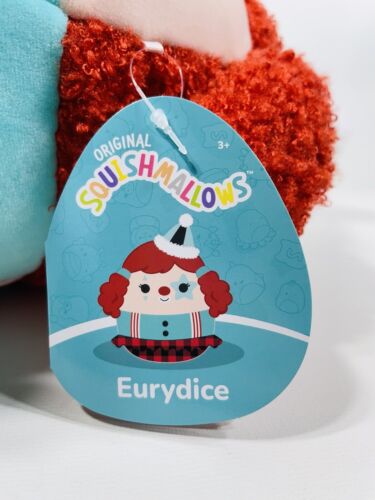 Squishmallows Eurydice The Clown With Teal Star Eye 12" Plush - Picture 8 of 11