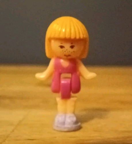 Vintage Polly Pocket Midge Figure Pullout Playhouse Beauty Case Play Set 1991