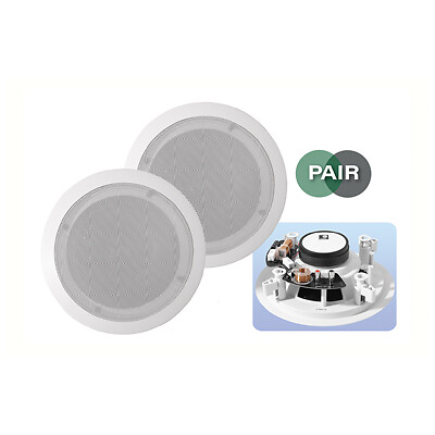 E Audio B410c 2way High Powered Low Profile Ceiling Speakers In