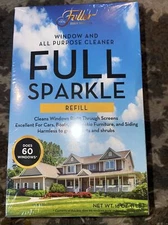 Fuller Brush Full Sparkle Window & All Purpose Cleaner 2 Sealed 16 Oz  Refills
