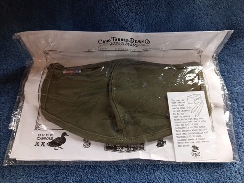 HTF Ciano Farmer Denim Co. Duck Canvas Mask NEW NIP Texas USA Union Made Work - Picture 17 of 17