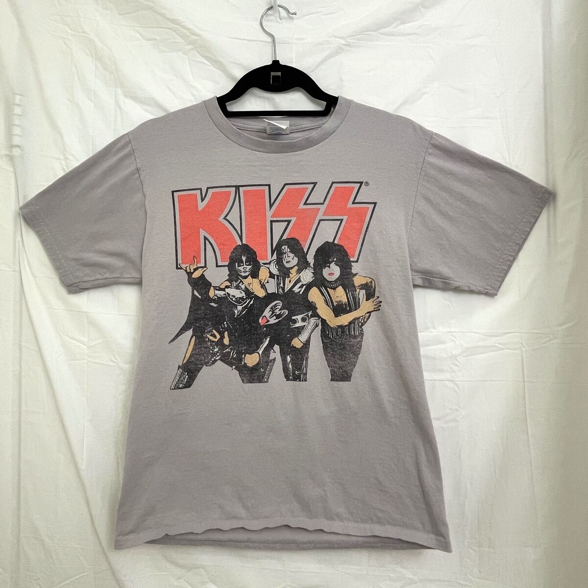 Port & Company KISS Band Classic Graphic Tee Unisex S Gray Port & Company KISS Band Classic Graphic Tee Unisex S Gray