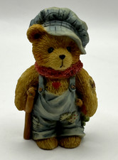 Cherished Teddies Tiny Ted-Bear God Bless Us Everyone Crutch Figuerine 3"