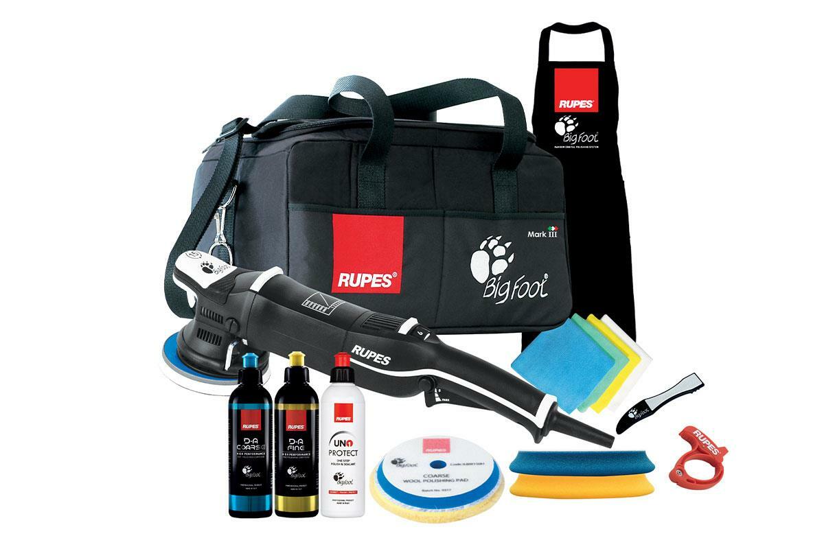 Rupes BigFoot LHR15III/LUX Mark III Professional Deluxe 125mm Orbit Polish Kit