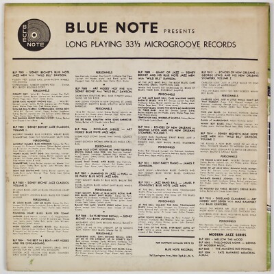 GEORGE LEWIS: Echoes of New Orleans US '51 Blue Note 7013 10