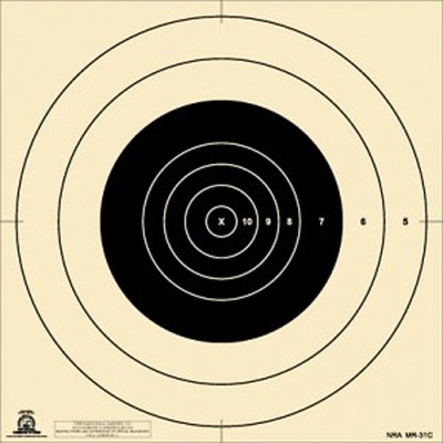 MR-31C [MR31C] NRA Official 100 Yard Repair Center for MR-31 Target (100) Tag