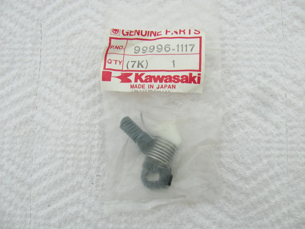 NOS 87 Kawasaki JS440 OEM Throttle Valve Lever Spring Bushing Set