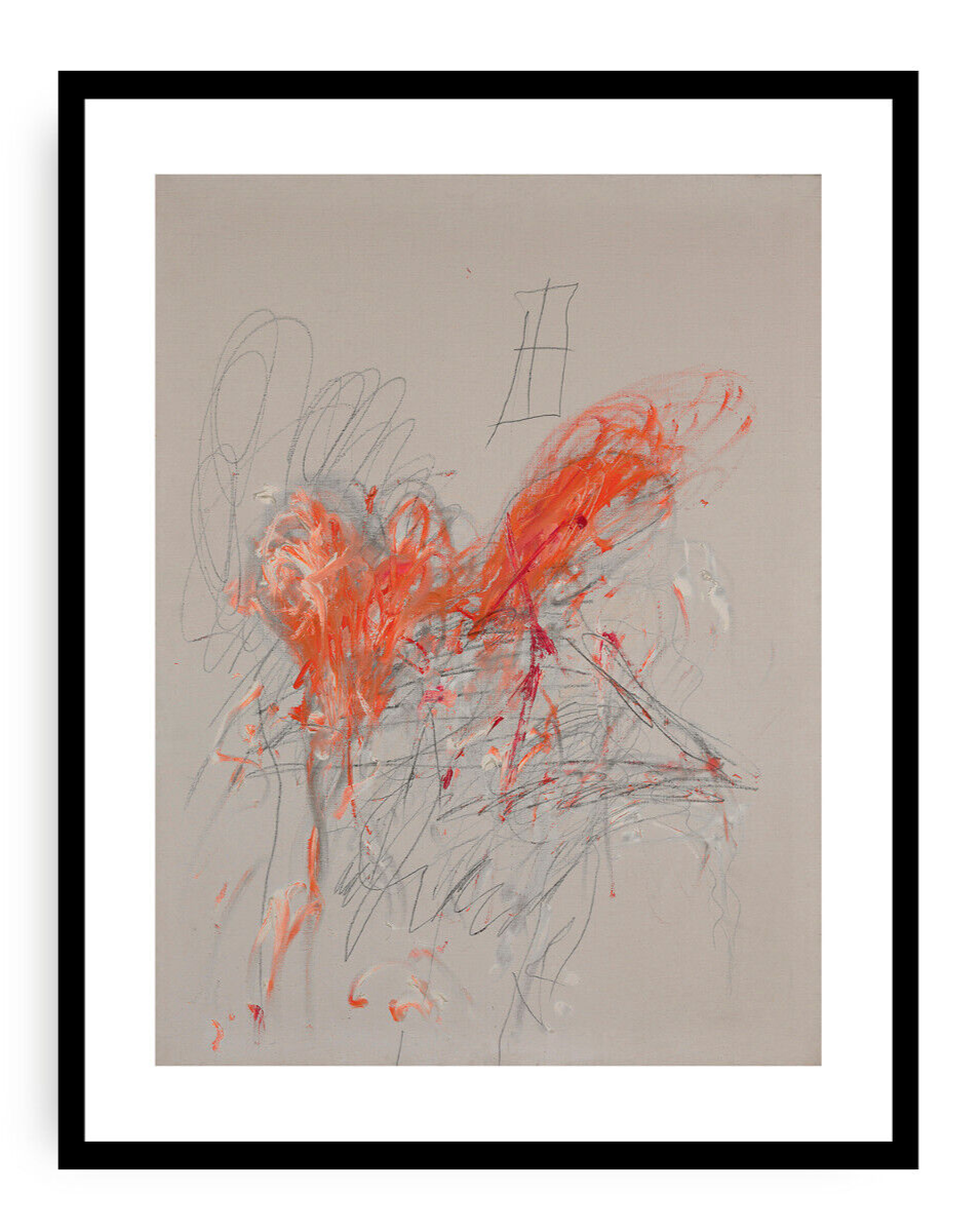 サイ・トゥオンブリー ポスター A2版 Leda and the Swan Cy Twombly - Leda and the Swan, Giclee Print Abstract Art Poster