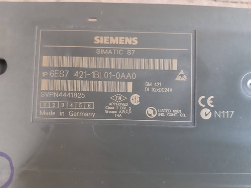 SIEMENS SIMATIC S7 6ES7 421-1BL01-0AA0 DIGITAL INPUT MODULE - Picture 5 of 8