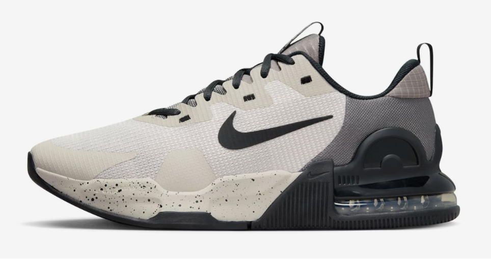 MEN'S NIKE AIR MAX ALPHA TRAINER 5 TRAINING Court Double Gray