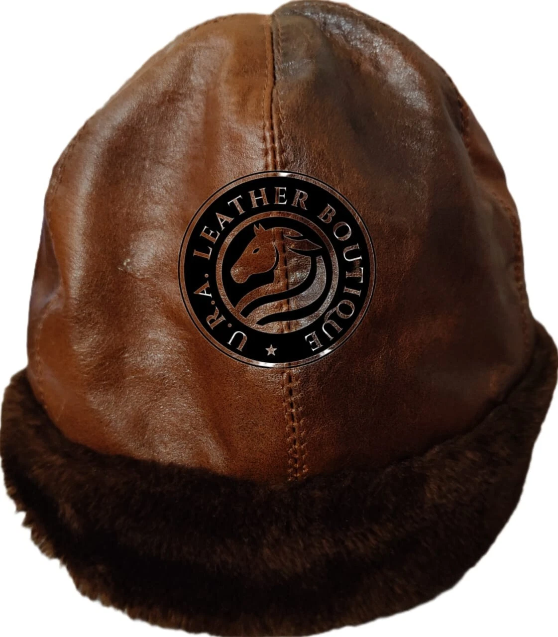 Unisex Original Leather Winter Hat/ Beanie With Fleece.
Opens in a new window or tab