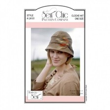 Sew Chic Sewing Pattern Cloche Hat Women One Size Fits All