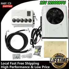 12000 BTU Truck Cab Air Conditioner 12V Split AC Fits Semi Trucks Bus RV Caravan