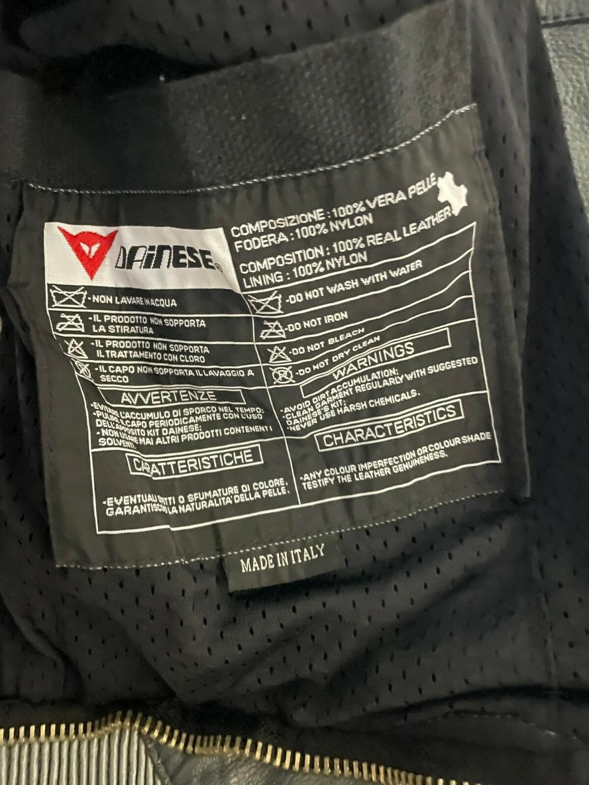Vintage Dainese Leather Jacket (Size 