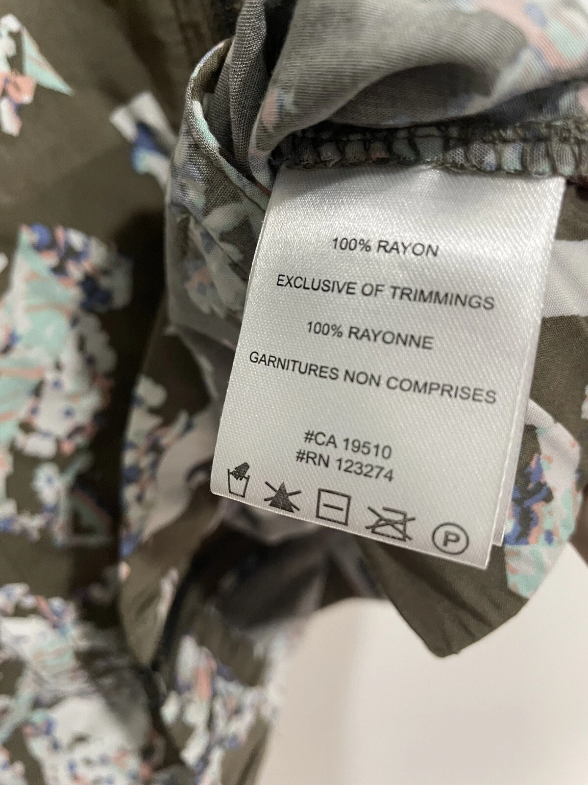 lole multicolor 100% rayon jacket
