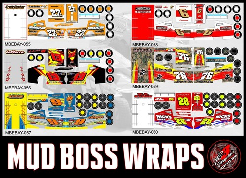 MudBoss Wrap Installed On A 2023 Salvas Body traxxas slash PICK YOUR WRAP Group1 - Picture 10 of 10