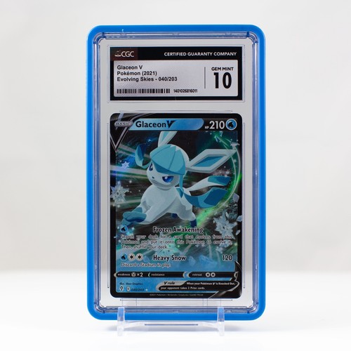 Glaceon V graded CGC 10 for sale on eBay