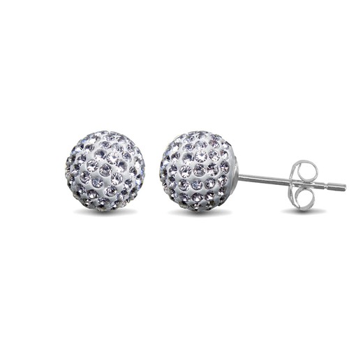 3 Orecchini A Perno Naso In Argento Sterling Con Cristallo, Fiore 5mm, Gambo A L Pieghevole 20G, Confezione Regalo - 3