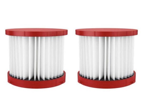 Milwaukee Wet Dry Vacuum HEPA Filter Replacement Wet Dry Application (2-Pack) - 第 1/1 張圖片