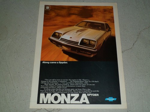 VARIOUS CHEVROLET MONZA AD / ARTICLES COLOR - Imagen 8 de 12