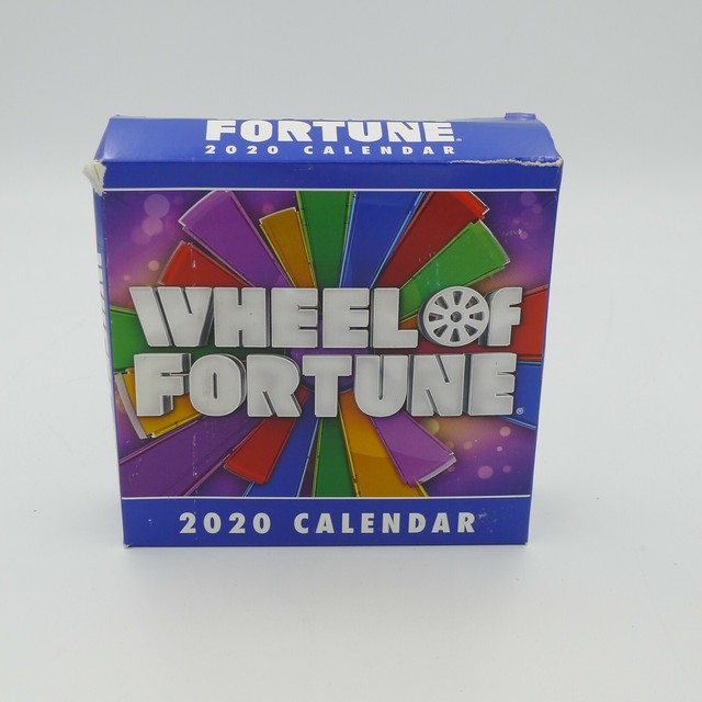 2020 Wheel Of Fortune Box Calendar eBay