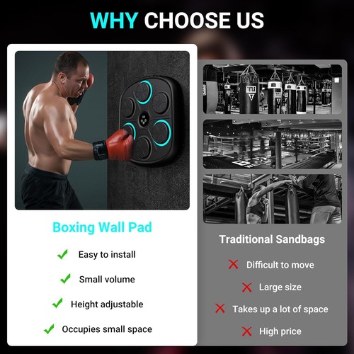Music Boxing Machine Wall-Mounted Punching Machine Musical Boxing Machine for A - Picture 5 of 8