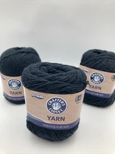Artskills Pa-6731 100% Cotton 4 Ply Yarn Black Lot Of 3