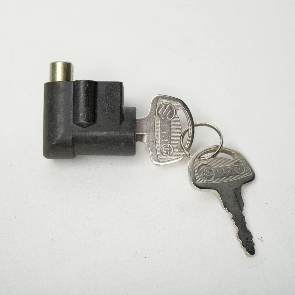 Se adapta a Suzuki TS90 TS100 A50 A70 A100 AC100 U50 RV90 TC90 T125 RV125 bloqueo de dirección Foto 3 de 4