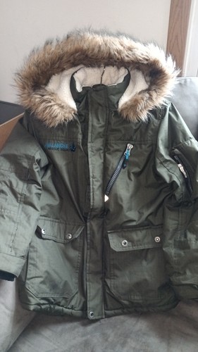 Big Chill Boy's Girl's Sherpa Lined Expedition Series Jacket Forest 10/12 - Picture 4 of 5