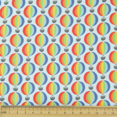Robert Kaufman Stoffe Heißluftballon Baumwollstoff Suzy Ultmann Patchworkstoff
