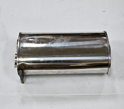 Vibrant StreetPower Oval Muffler 2.5'' Center Inlet x Dual 2.25'' Outlet 1110