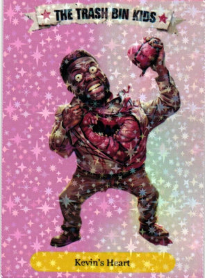 Kevin's Heart Trash Bin Kids Trading Card