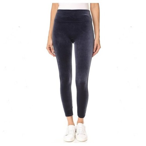 SPANX Women's Velvet Leggings in Blue 