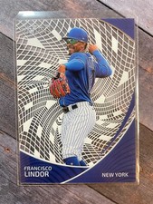 2022 Panini Chronicles Clear Vision Francisco Lindor #5 New York Mets