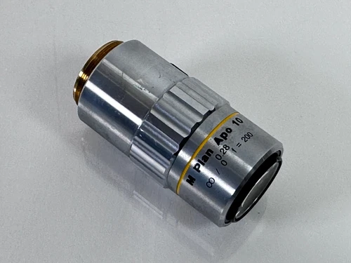 MITUTOYO M Plan Apo 10 x /0.28 ∞ / 0 f=200 Microscope Objective Lens