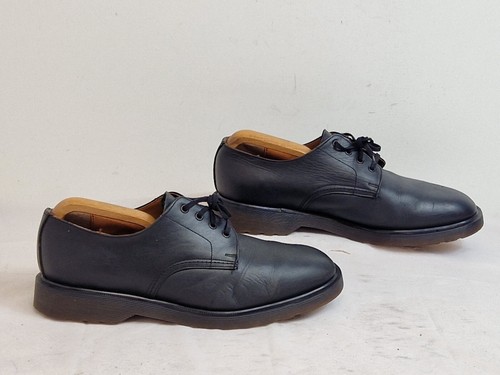 Dr Martens Made in England Herren Freizeit Vintage Schuhe Leder Schwarz UK 10 EU 44 - Bild 2 von 9