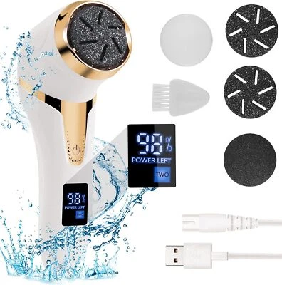 LOVONLIVE Elektrisch Hornhautentferner Pediküre USB Fußpflege Hornhauthobel Hornhautraspel